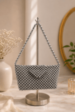 Silver Pearl Handbag
