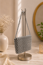 Silver Pearl Handbag