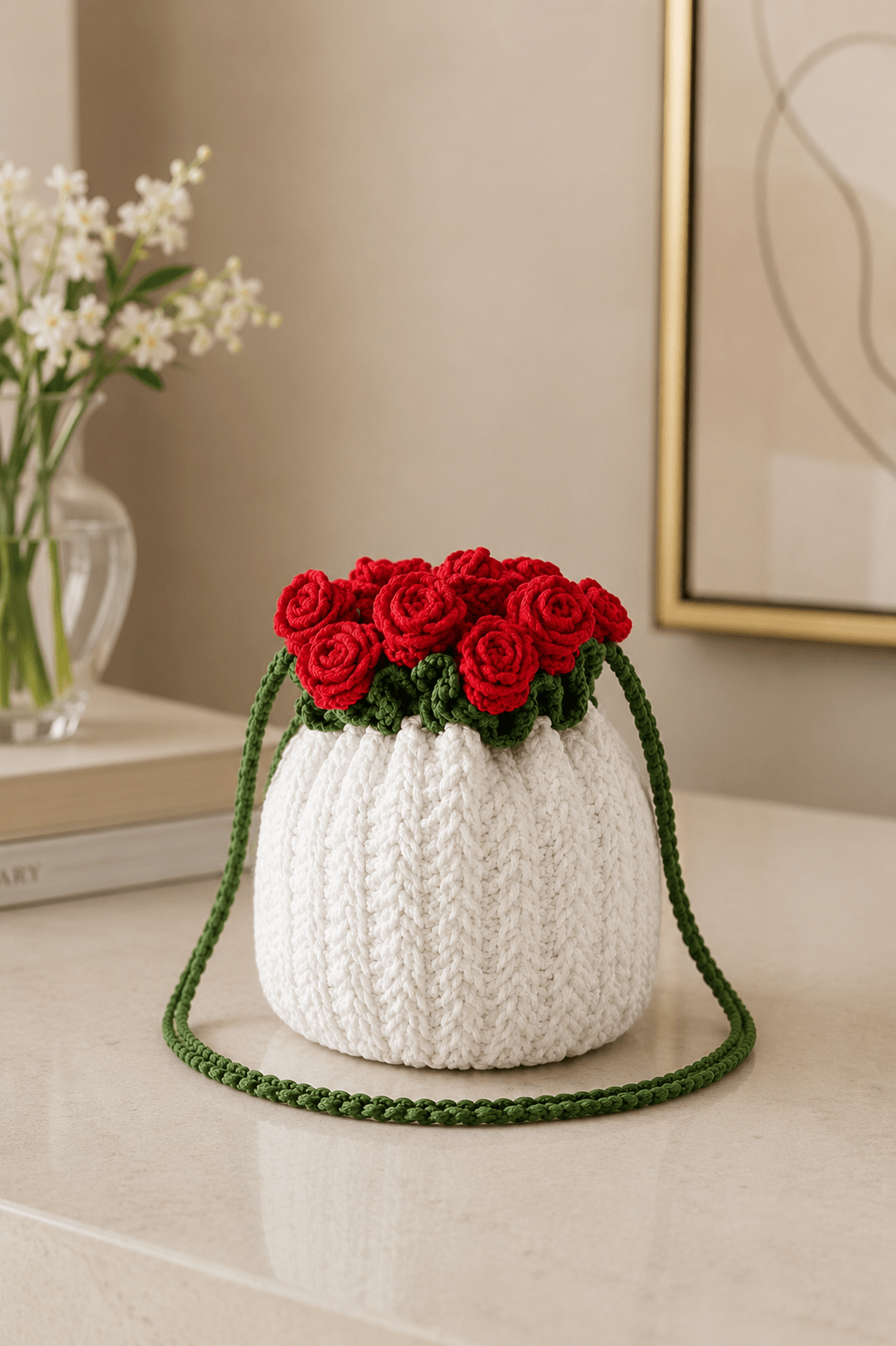White round bag
